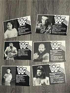 WWF Hasbro: Bio Cards